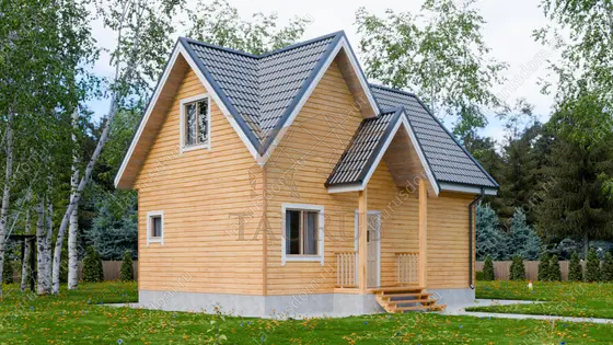 Дом из бруса с мансардой П-946 — фото 4